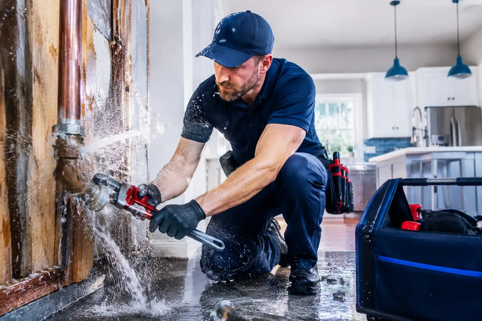 Local emergency pipe repair professionals in Quinton, OK